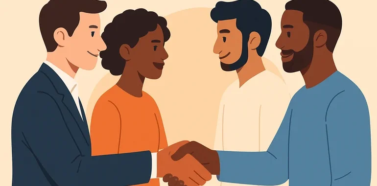 Warum geben wir uns zur Begrüßung die Hand