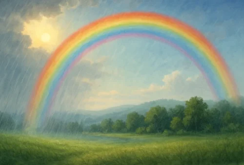 wie entsteht ein Regenbogen